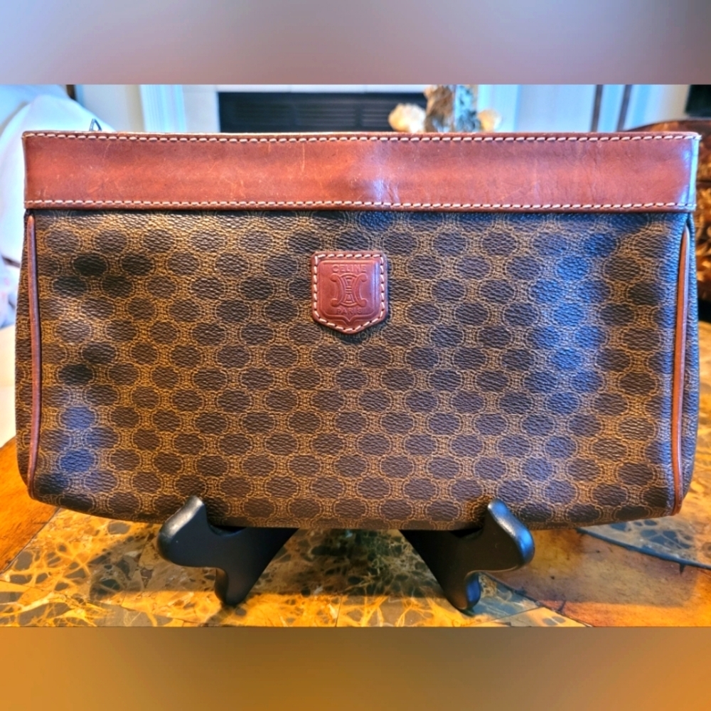 Celine Macodam Clutch - Picture 1 of 12